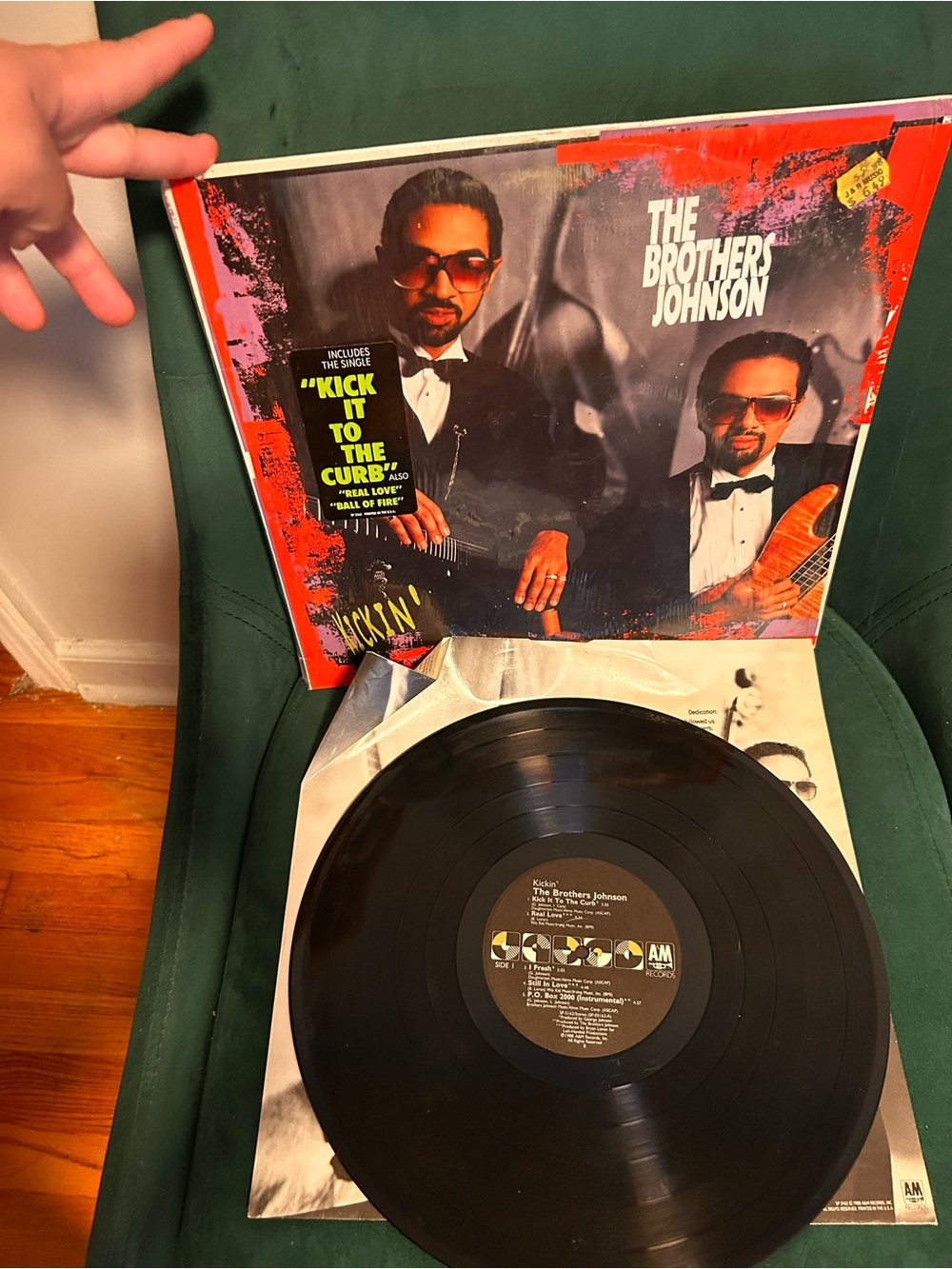 'Kick It to the Curb' Vinyl Record - the brothers Johnson